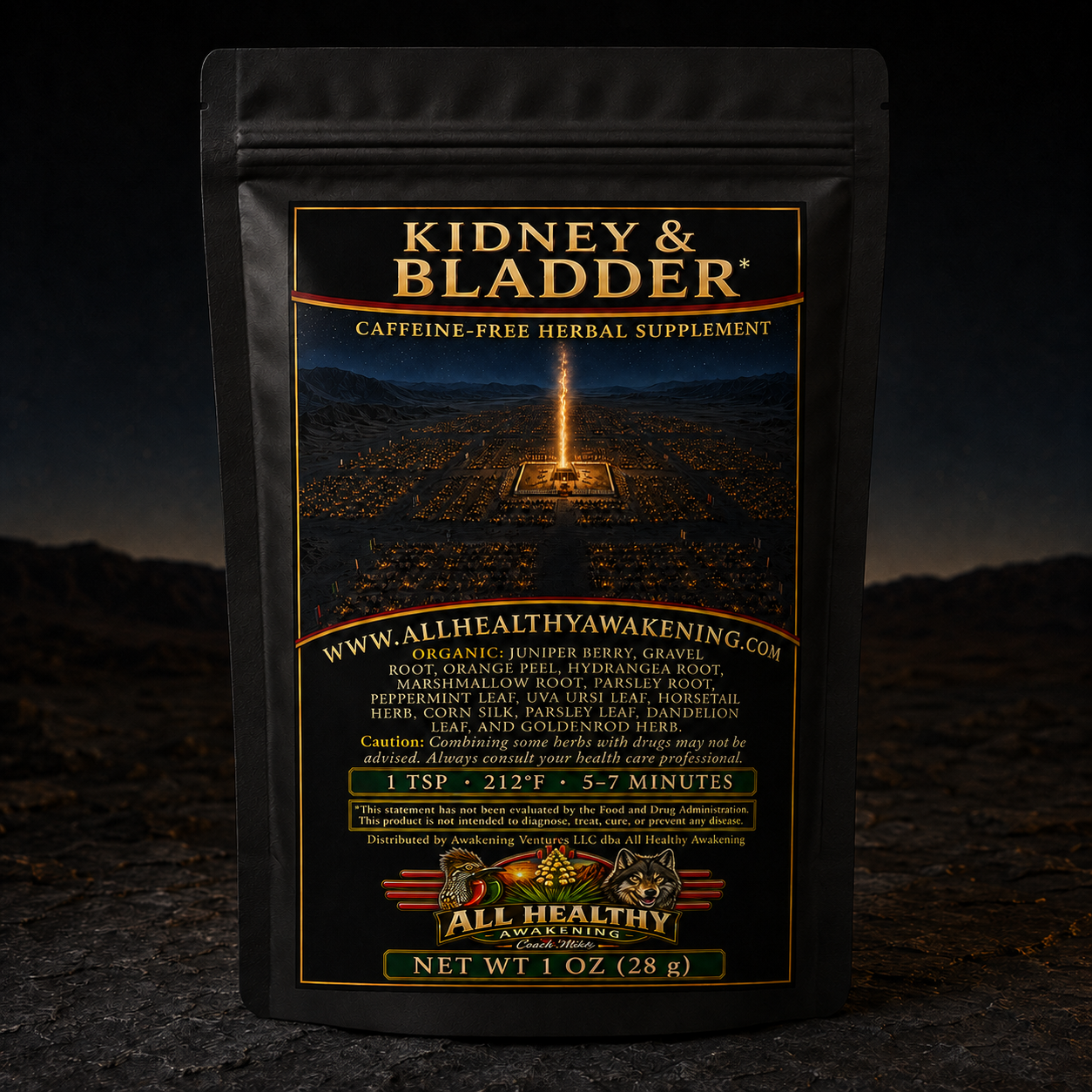 Kidney & Bladder one-ounce herbal tea pouch