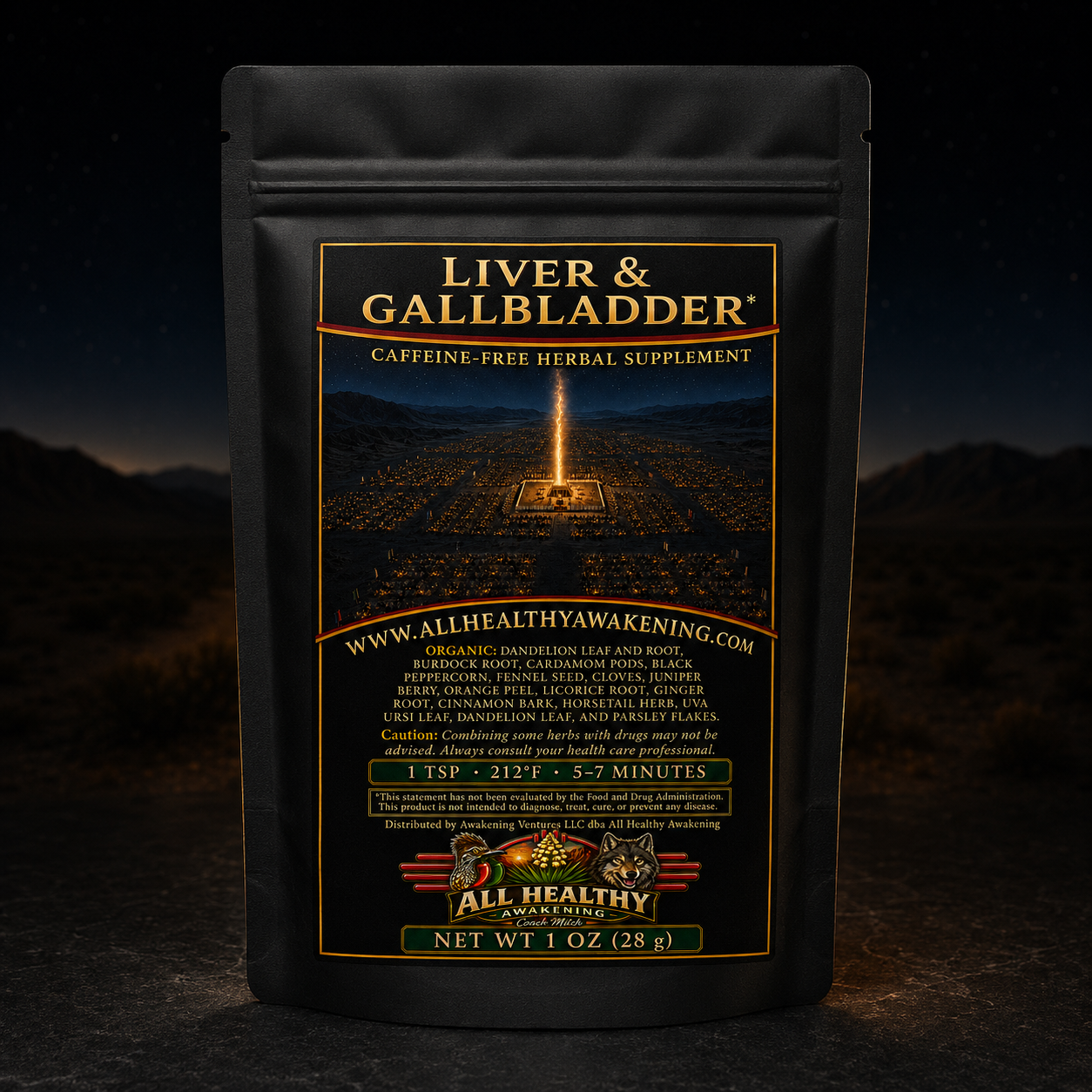 Liver & Gallbladder one-ounce herbal tea pouch
